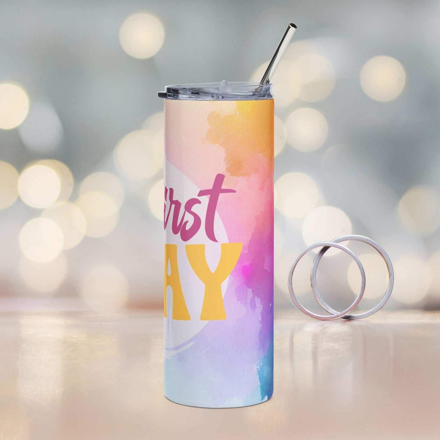 But First Pray Skinny Tumbler