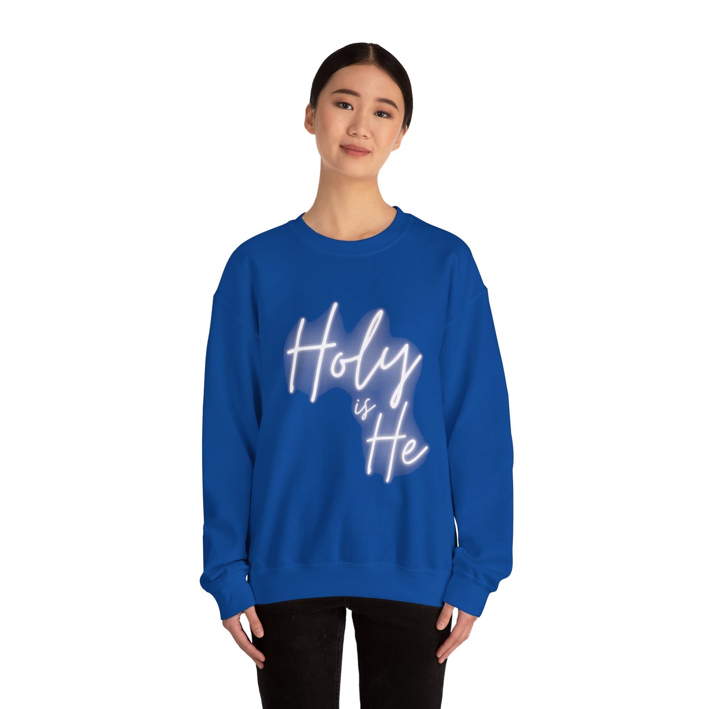 Holy Is He Unisex Crewneck Christian Sweatshirt