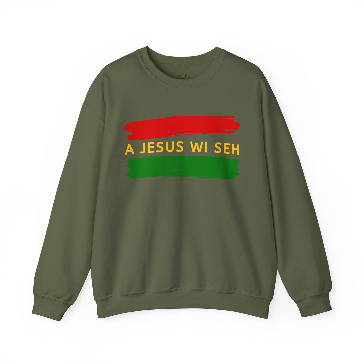 A JESUS WI SEH Crewneck Sweatshirt