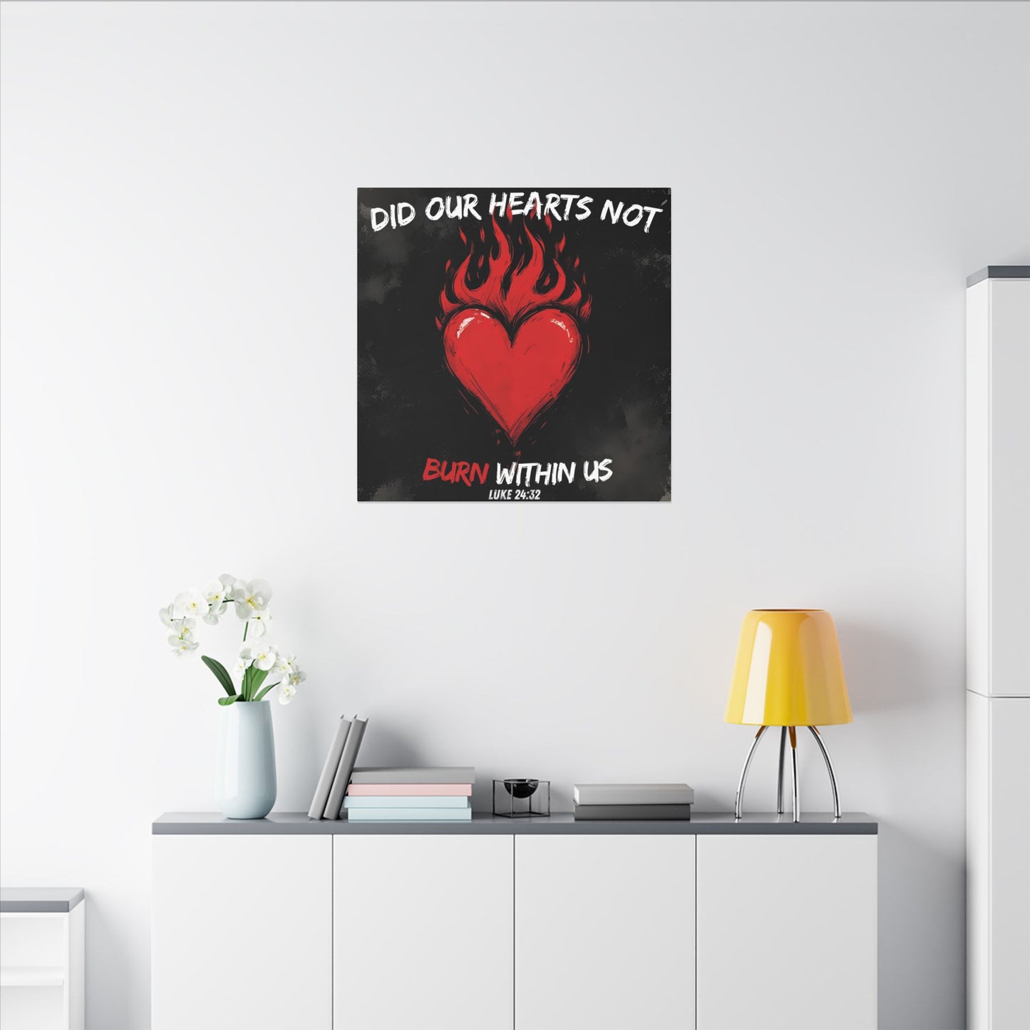 Did Our Hearts Not Burn Within Us Canvas Art