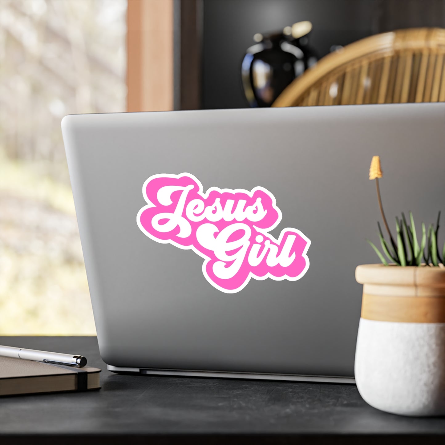 Jesus Girl Kiss-Cut Stickers