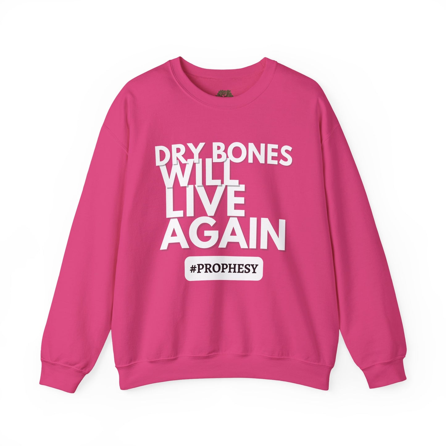 “Dry Bones Will Live Again” Crewneck Sweatshirt (Ezekiel 37:5 Inspired)