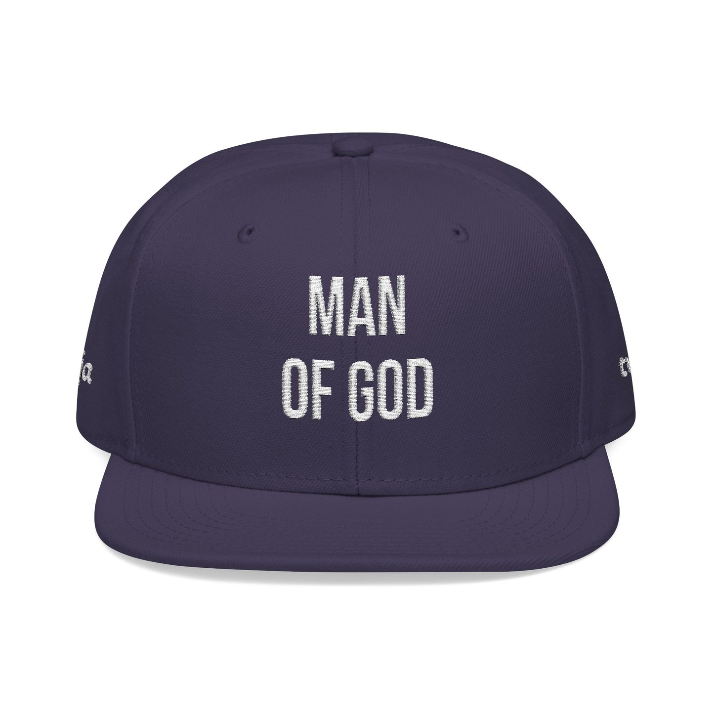Man of God Embroidered Snapback Cap