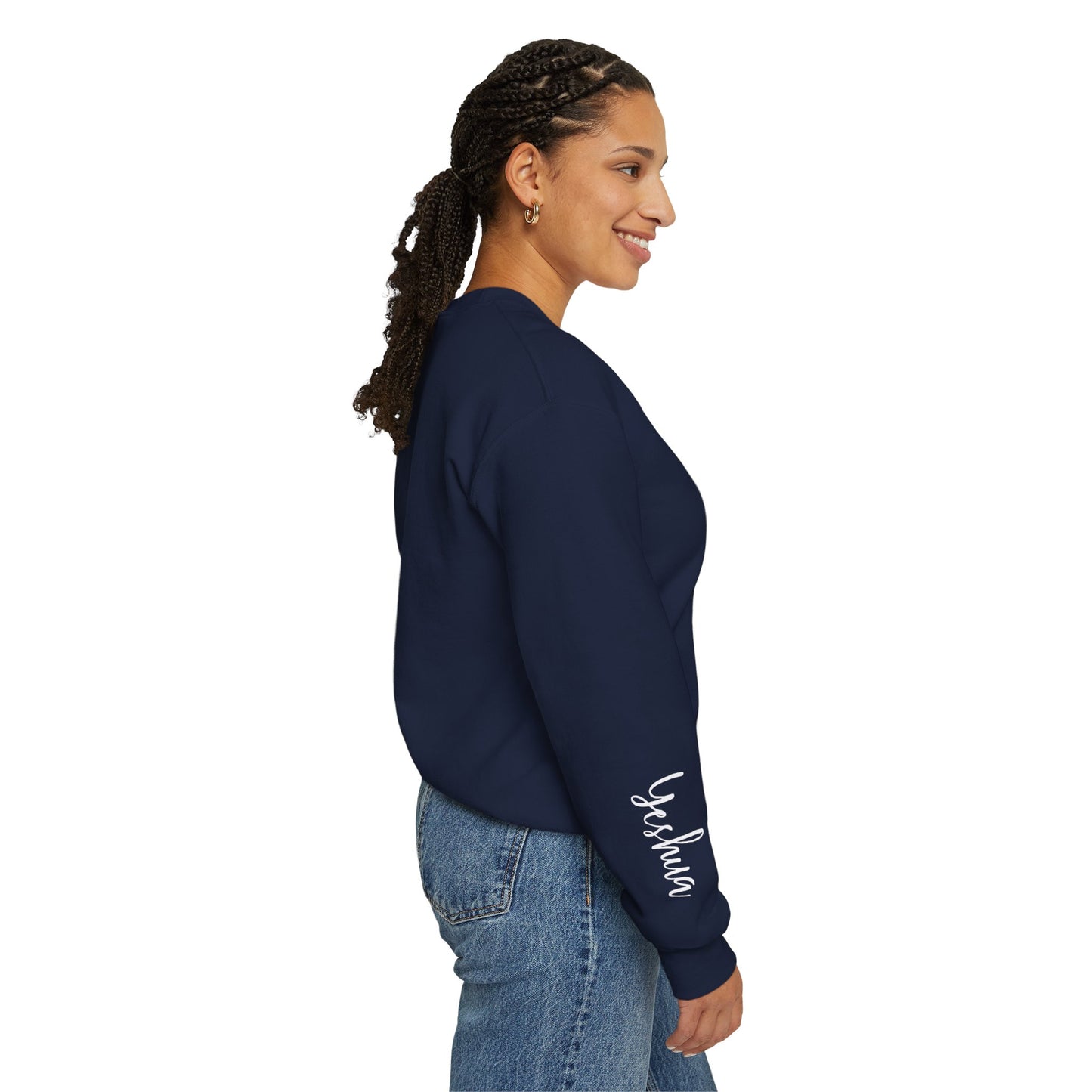 Jesus Girl Embroidered Heavy Blend™ Crewneck Sweatshirt