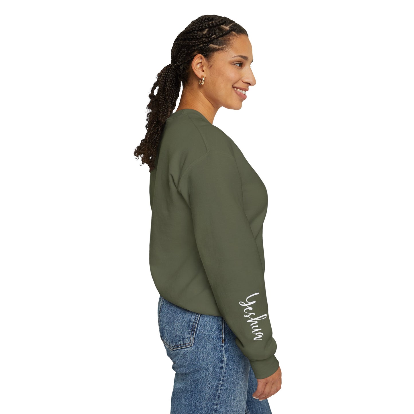 Jesus Girl Embroidered Heavy Blend™ Crewneck Sweatshirt