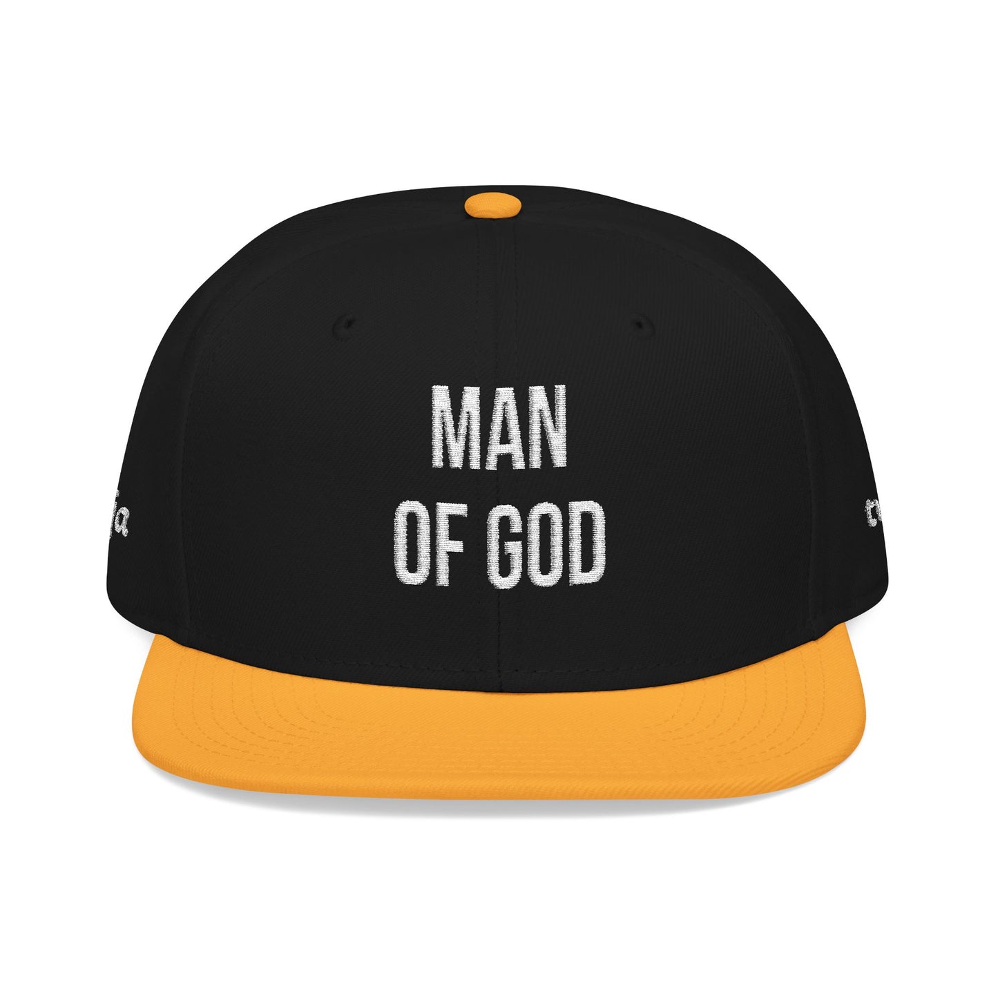 Man of God Embroidered Snapback Cap