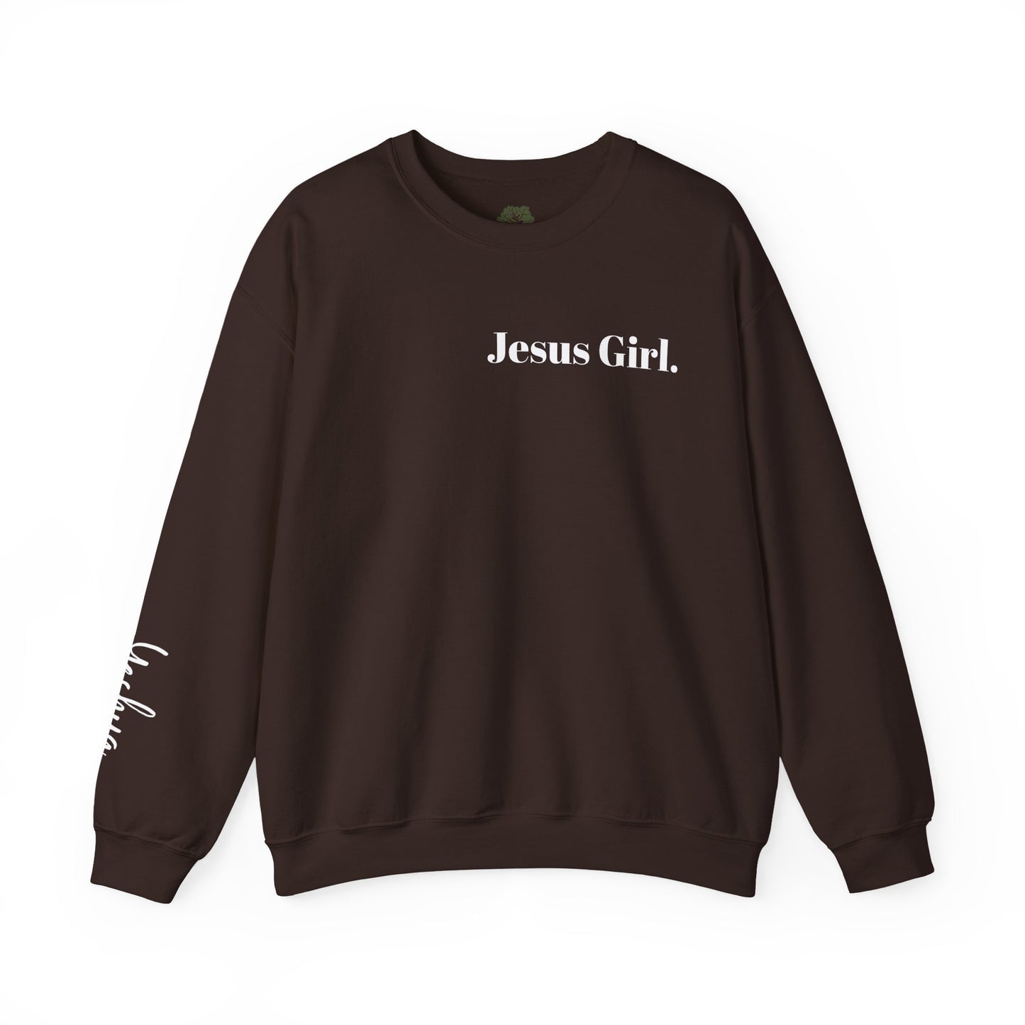 Jesus Girl Embroidered Heavy Blend™ Crewneck Sweatshirt
