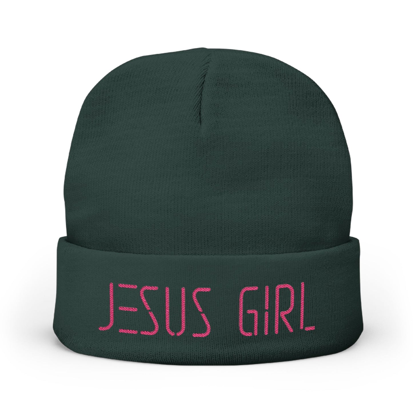 Jesus Girl Embroidered Beanie