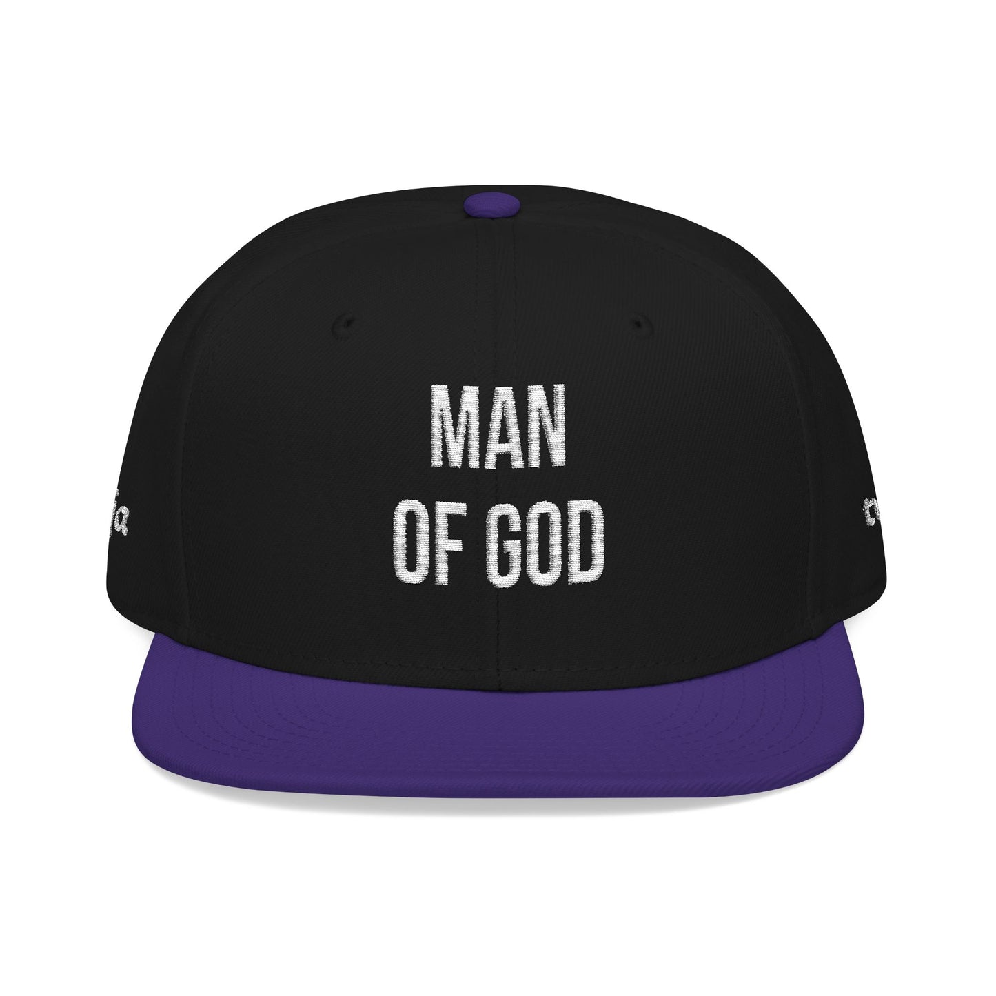 Man of God Embroidered Snapback Cap