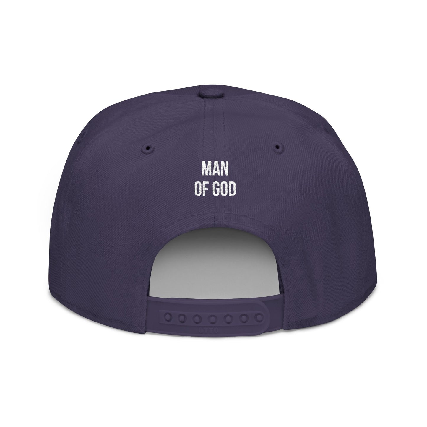Man of God Embroidered Snapback Cap