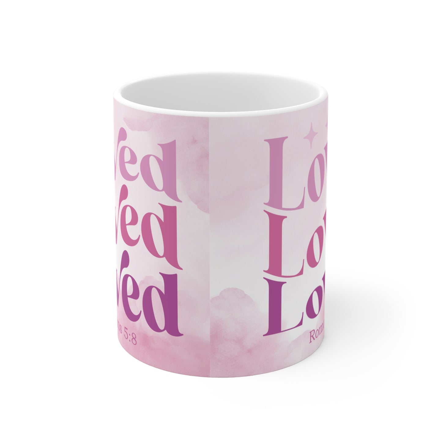 Loved Mug - Inspirational Romans 5:8