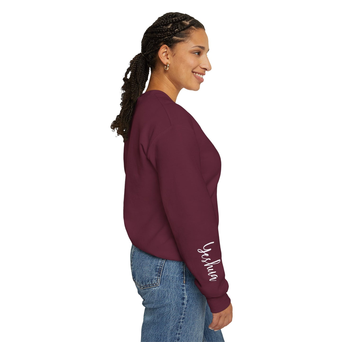 Jesus Girl Embroidered Heavy Blend™ Crewneck Sweatshirt