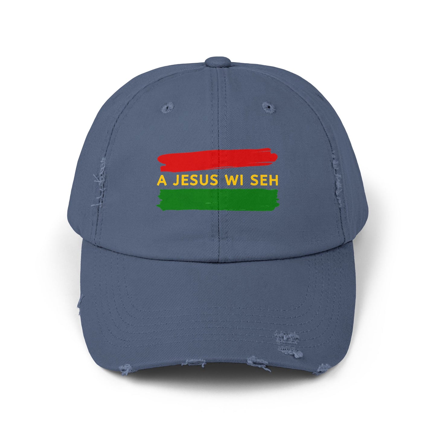 A JESUS WI SEH Vintage Cotton Twill Christian Cap