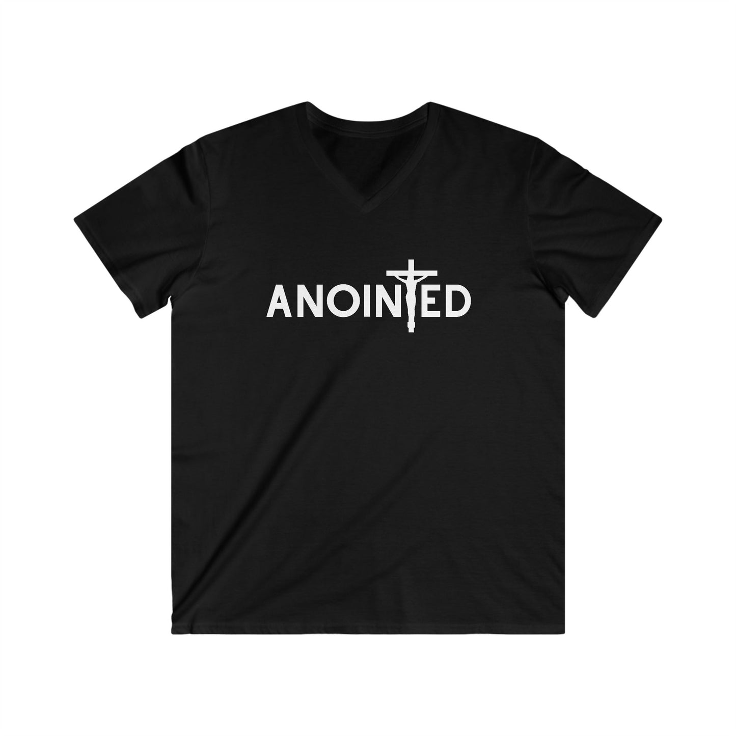Faith-Inspired Anointed Men's V-Neck T-Shirt