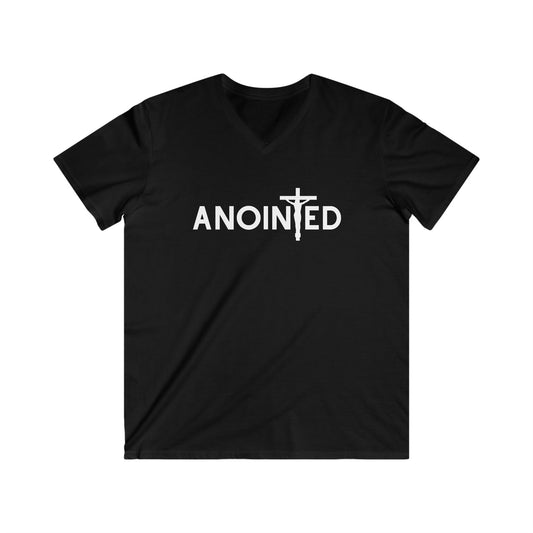 Faith-Inspired Anointed Men's V-Neck T-Shirt
