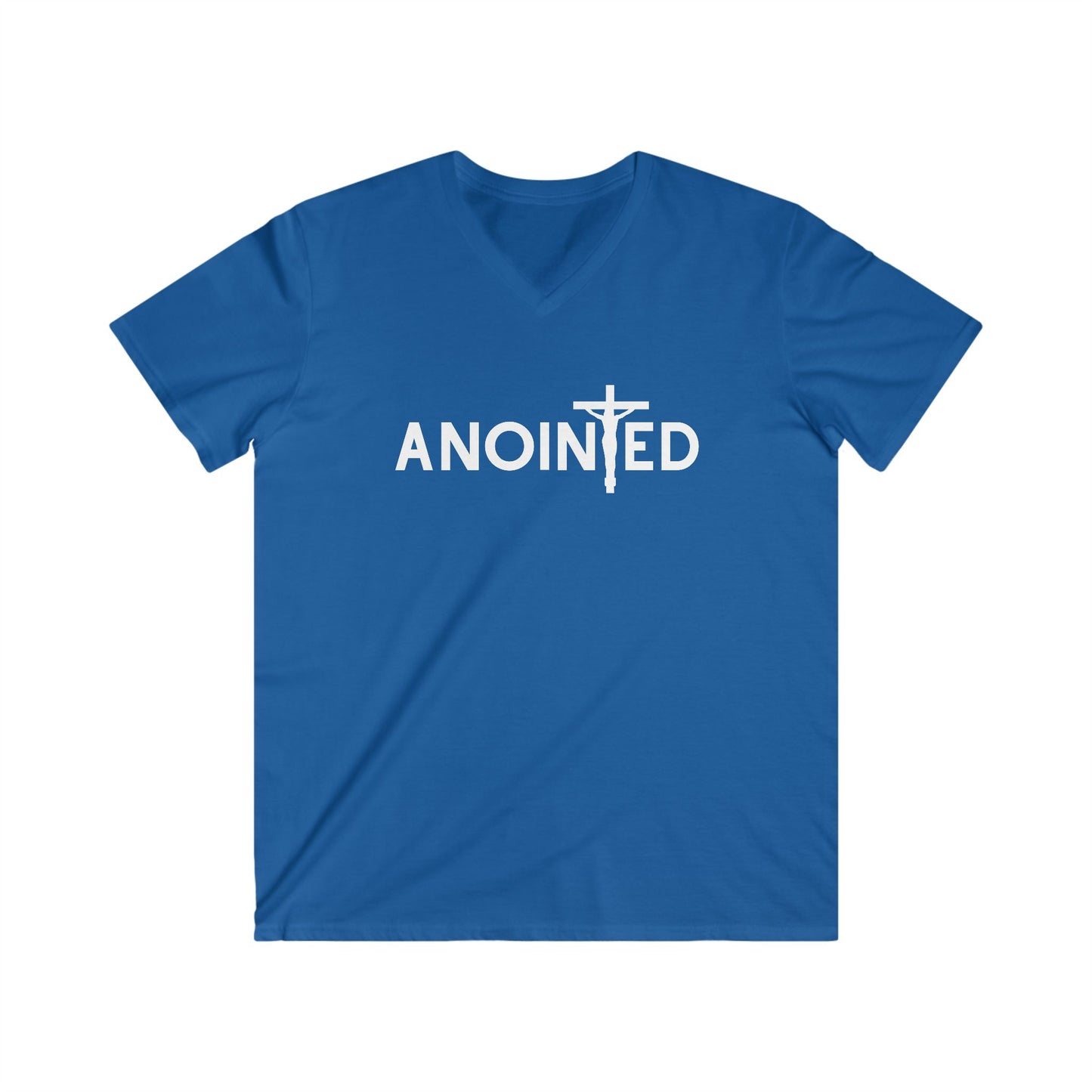 Faith-Inspired Anointed Men's V-Neck T-Shirt