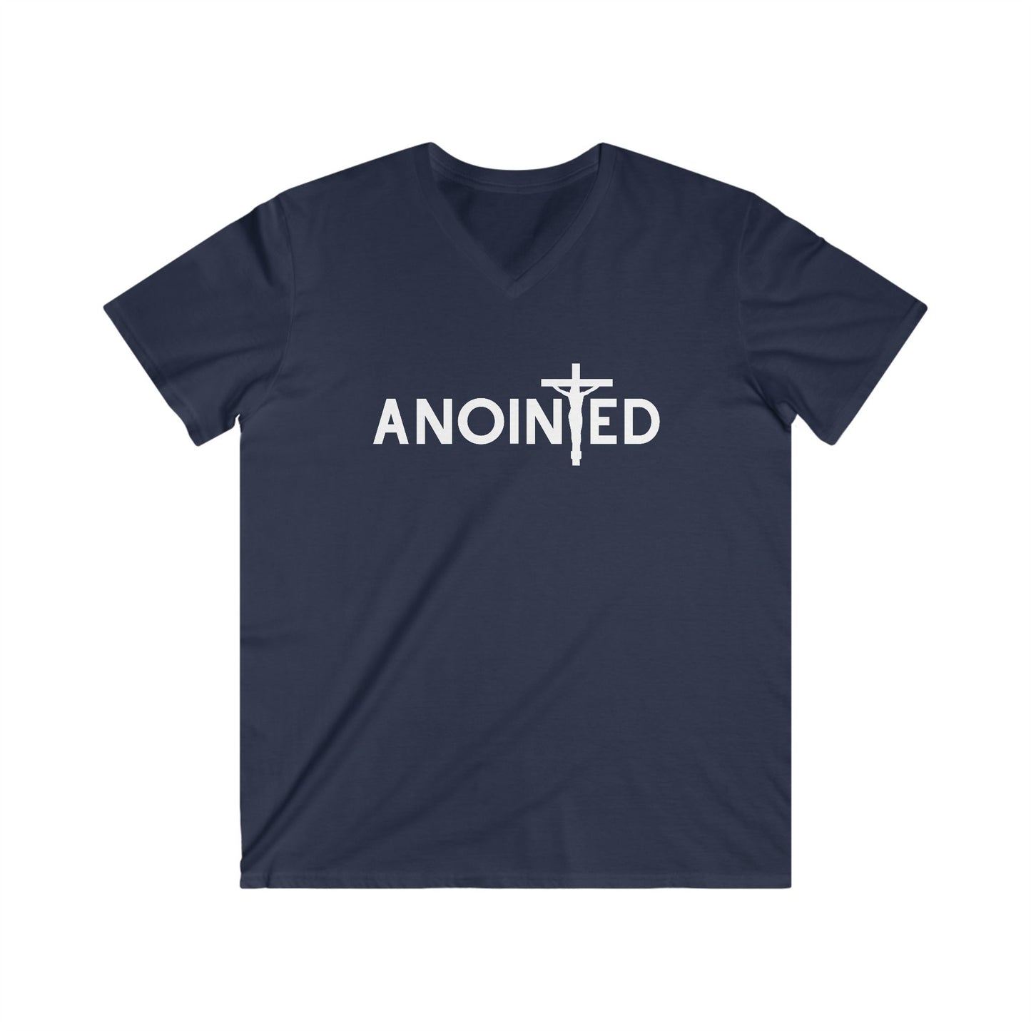 Faith-Inspired Anointed Men's V-Neck T-Shirt