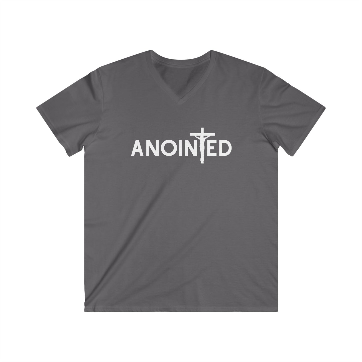 Faith-Inspired Anointed Men's V-Neck T-Shirt