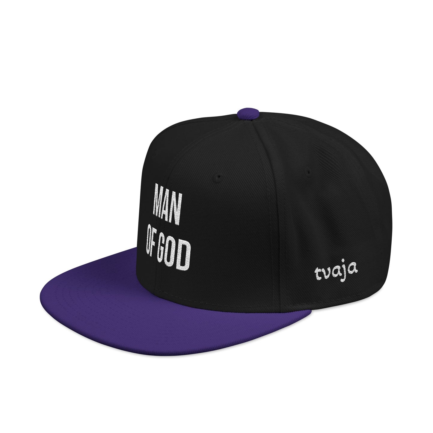 Man of God Embroidered Snapback Cap