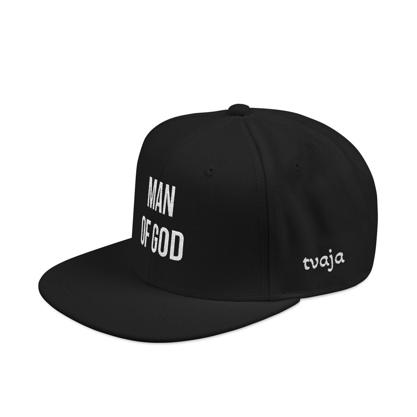 Man of God Embroidered Snapback Cap