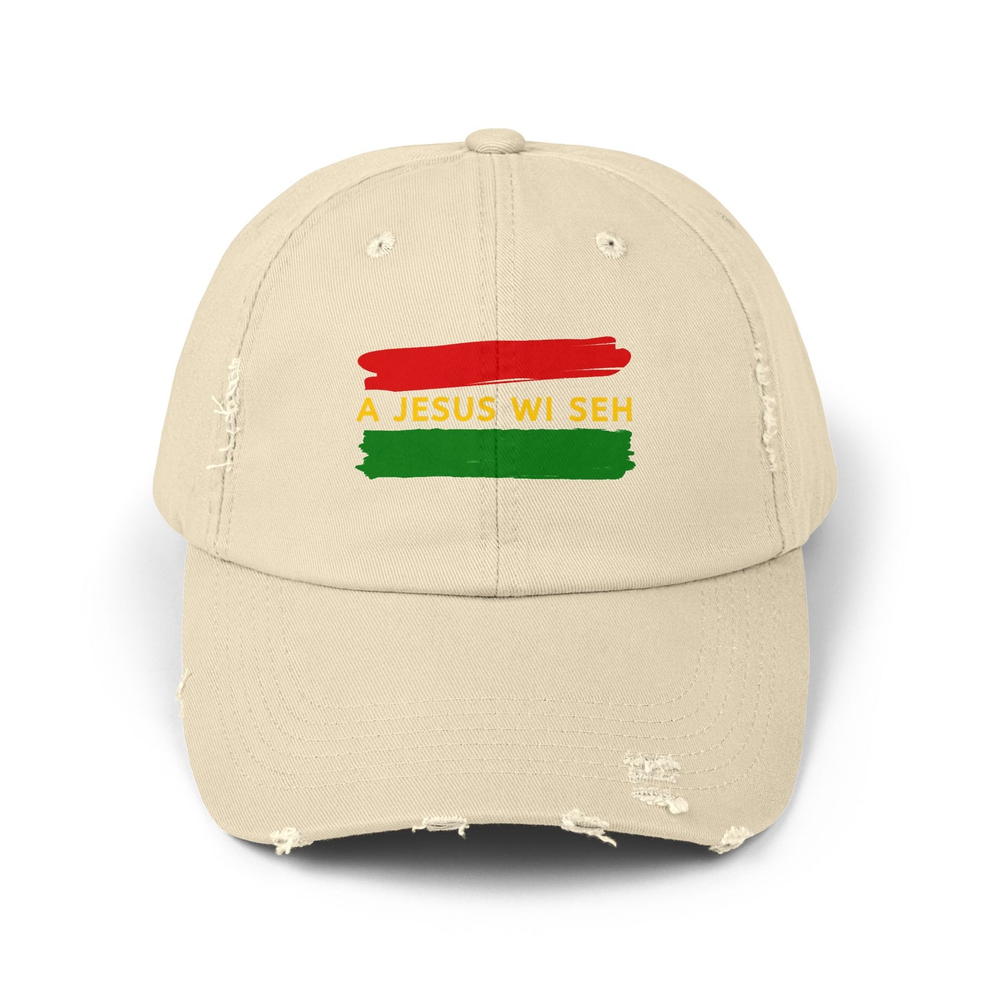 A JESUS WI SEH Vintage Cotton Twill Christian Cap