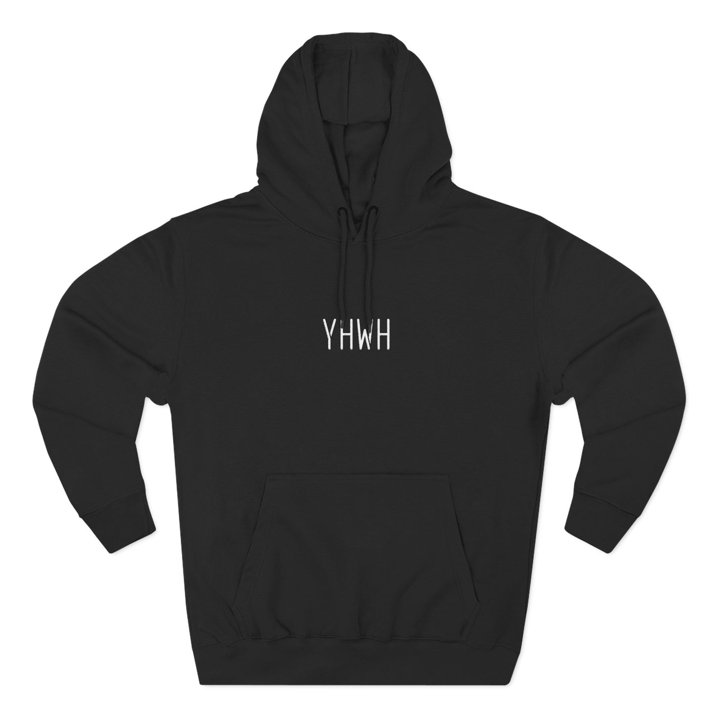 YHWH Embroidered Comfort Fleece Hoodie