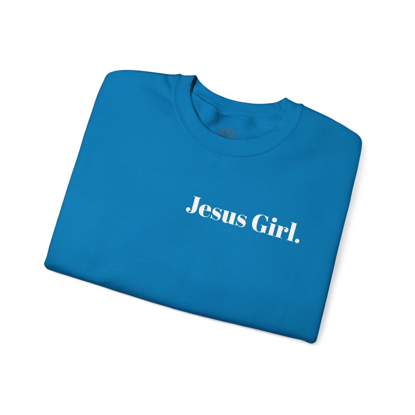 Jesus Girl Embroidered Heavy Blend™ Crewneck Sweatshirt