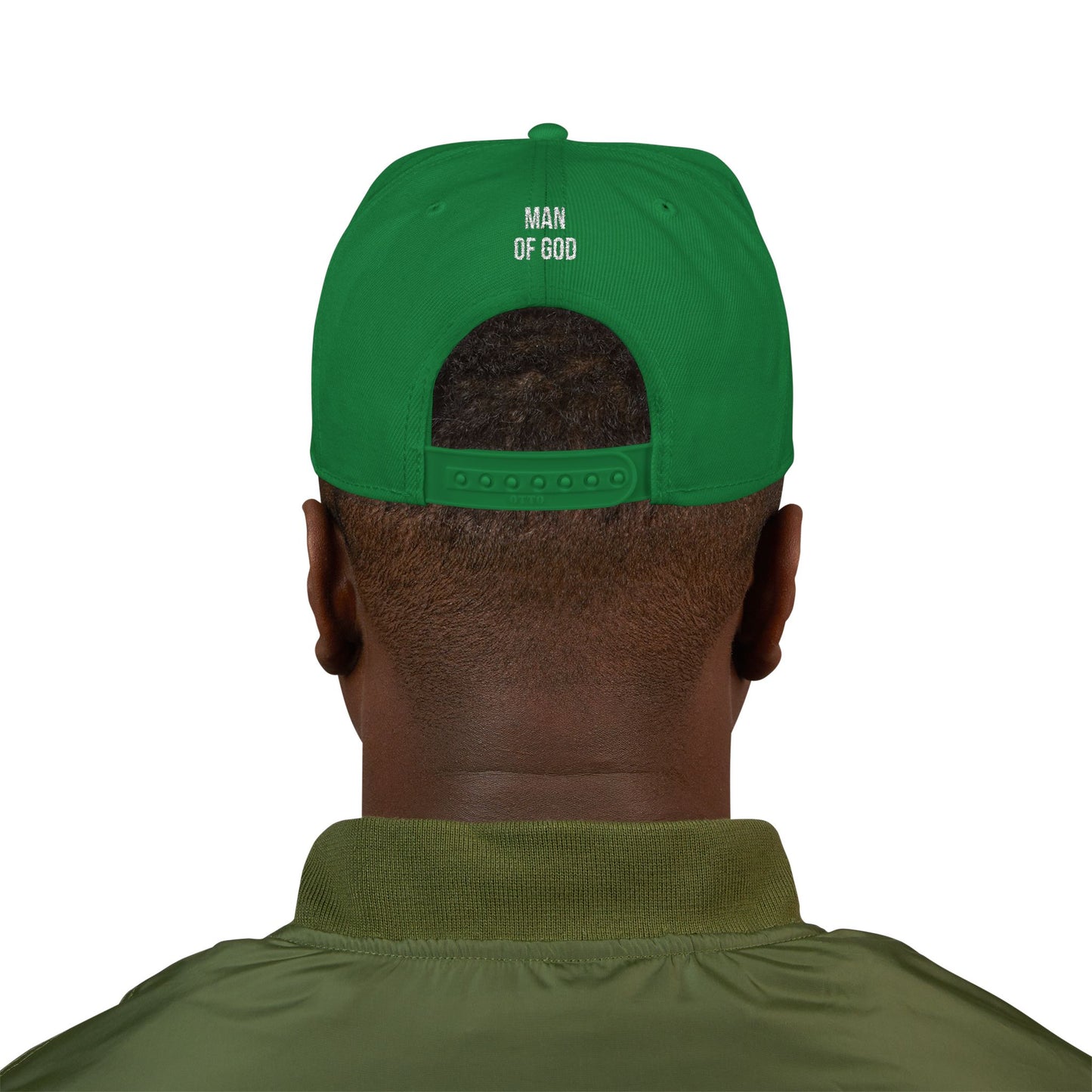 Man of God Embroidered Snapback Cap