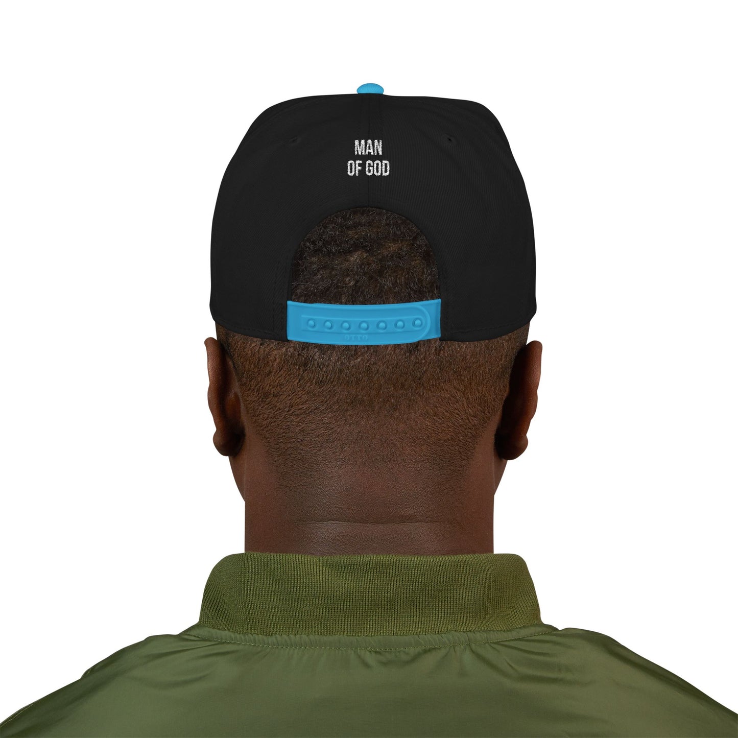 Man of God Embroidered Snapback Cap
