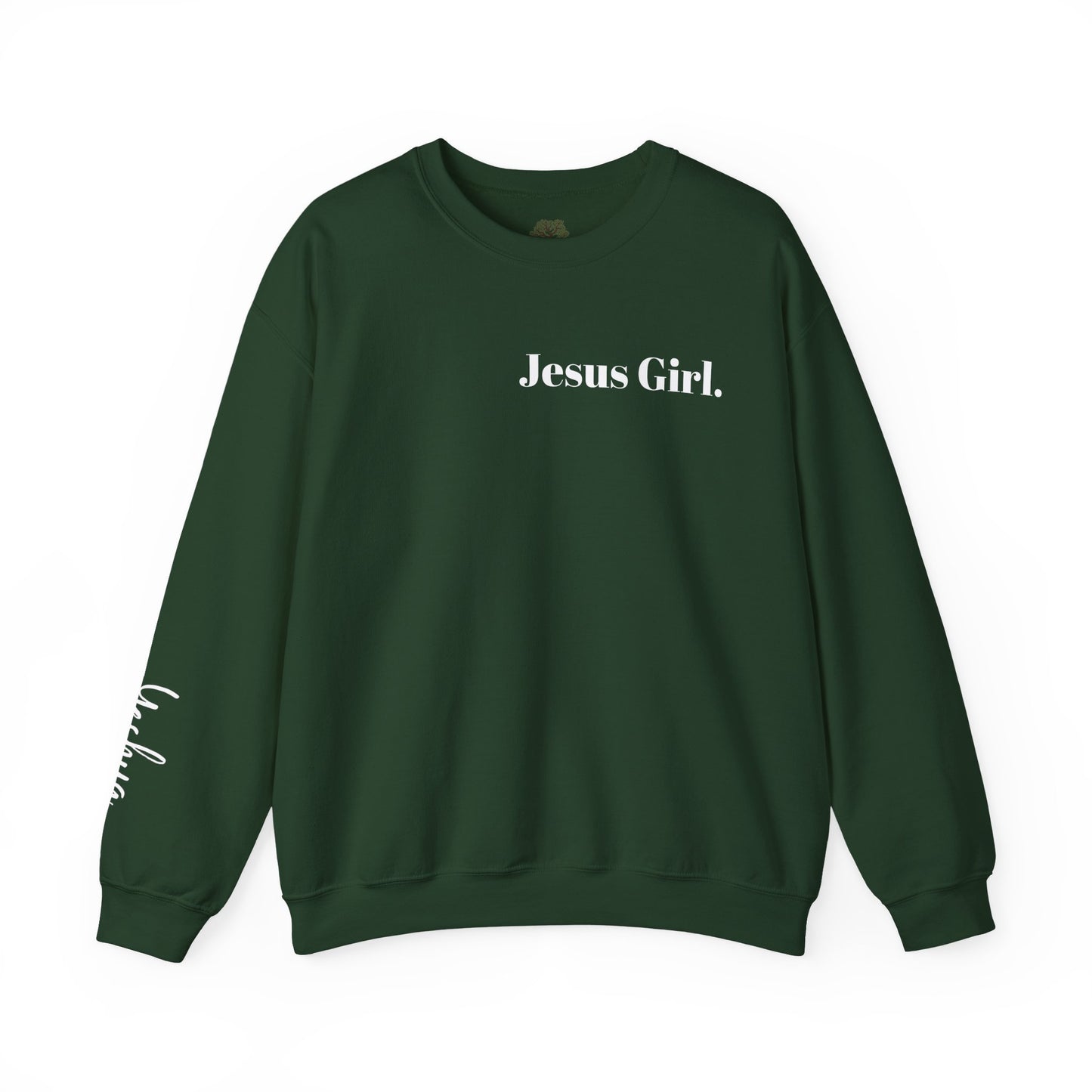 Jesus Girl Embroidered Heavy Blend™ Crewneck Sweatshirt
