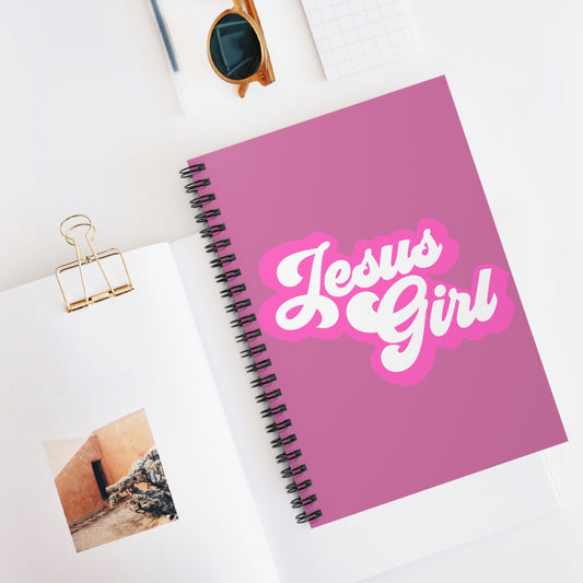 Jesus Girl Retro Spiral Journal