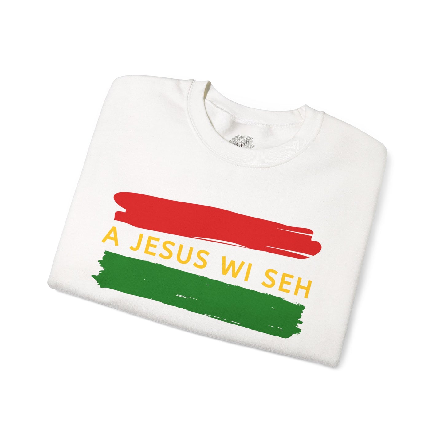 A JESUS WI SEH Crewneck Sweatshirt