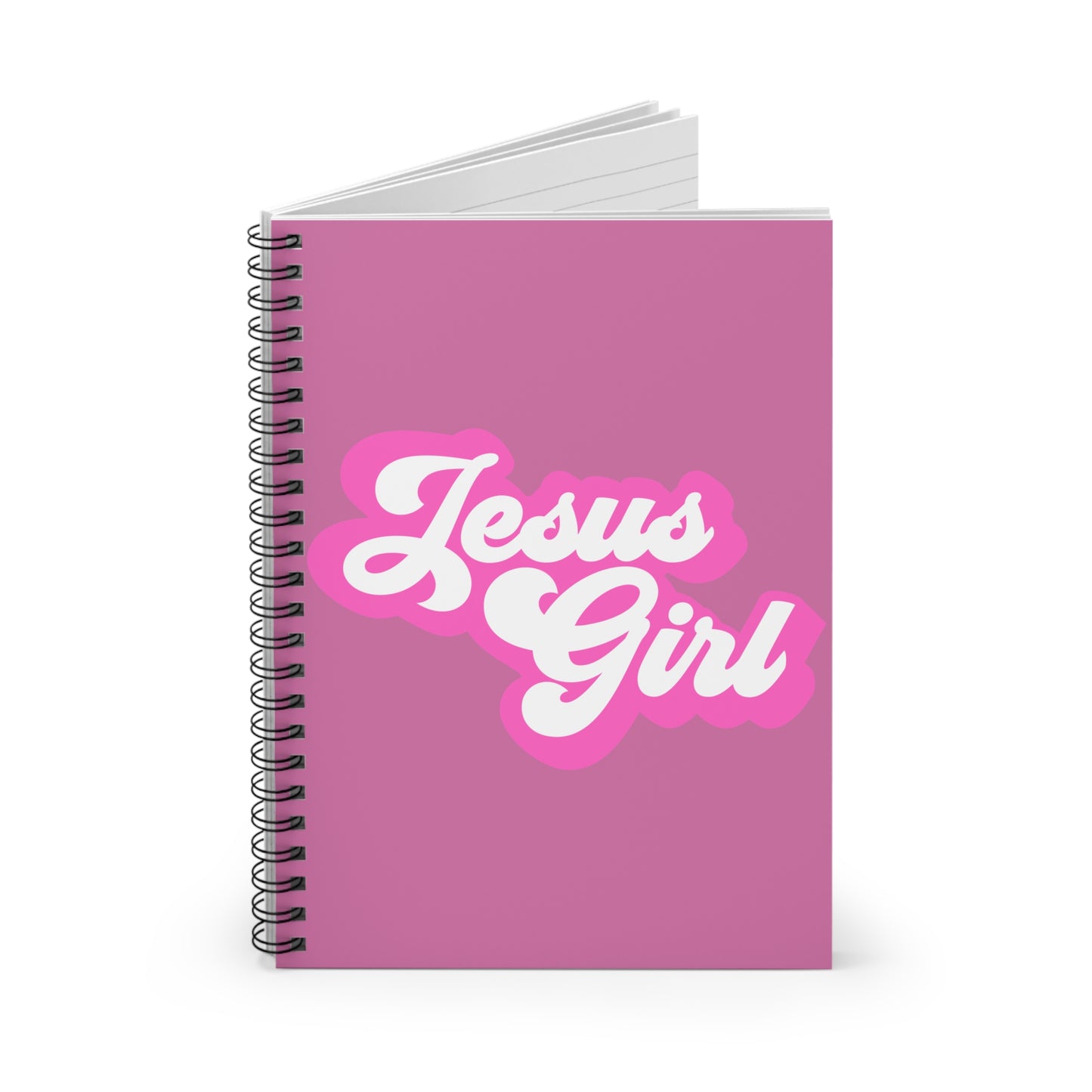 Jesus Girl Retro Spiral Journal