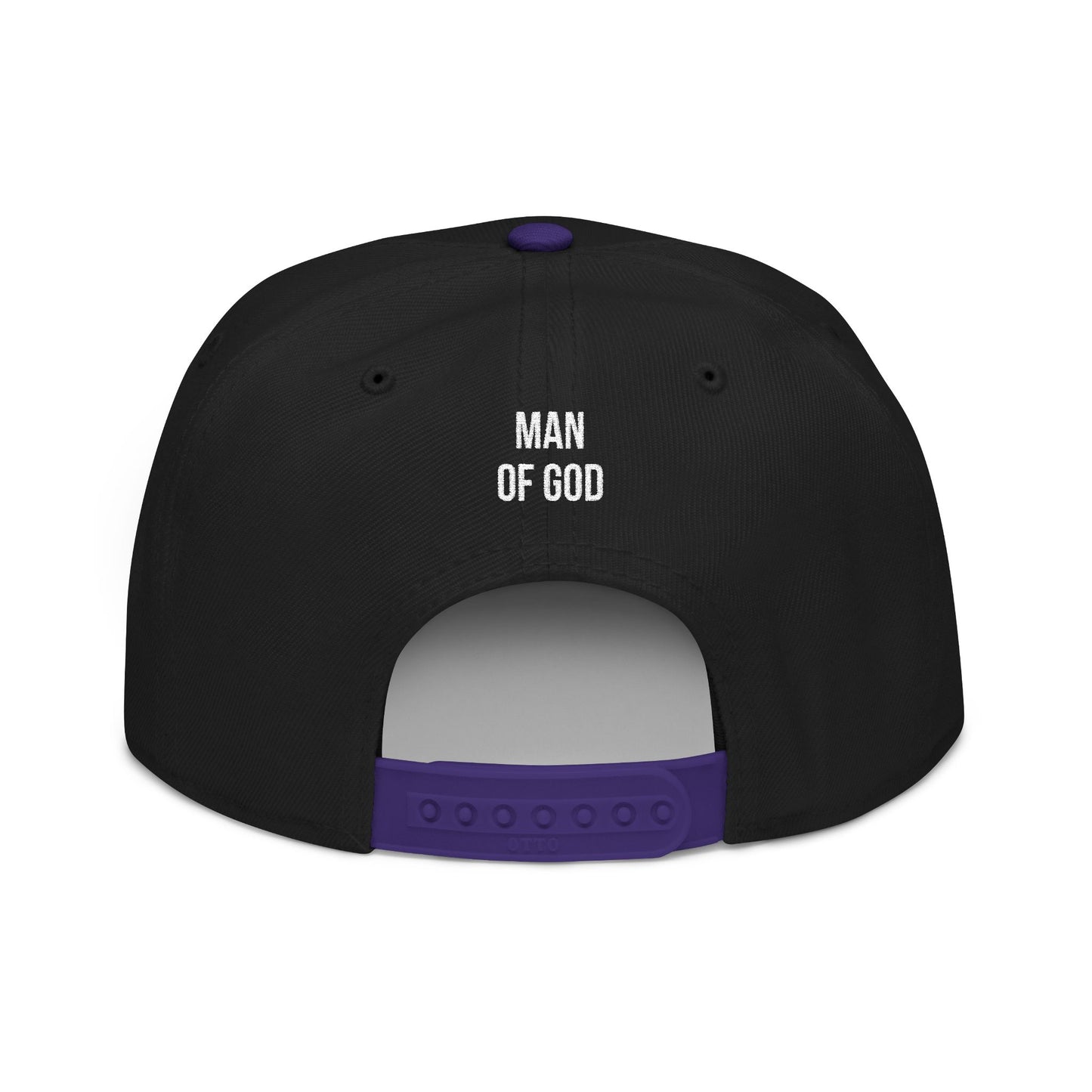 Man of God Embroidered Snapback Cap