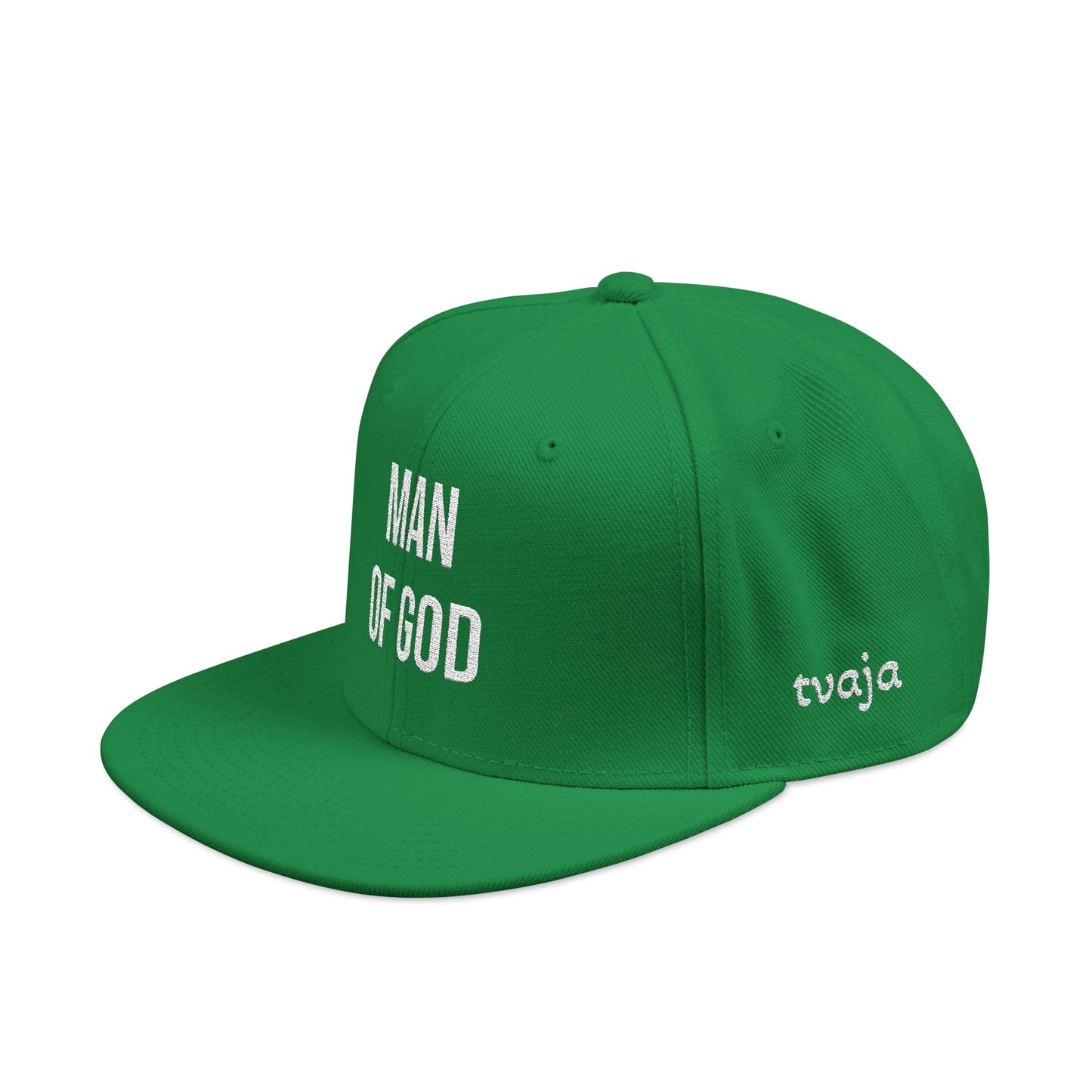 Man of God Embroidered Snapback Cap