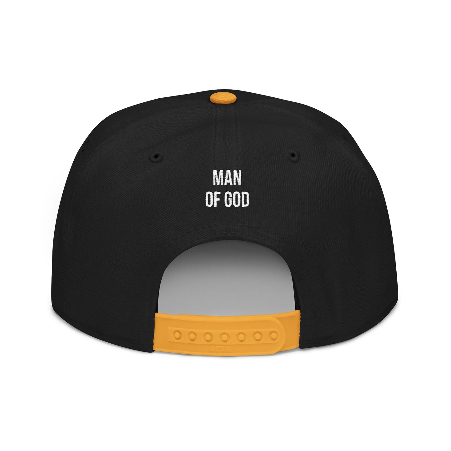 Man of God Embroidered Snapback Cap