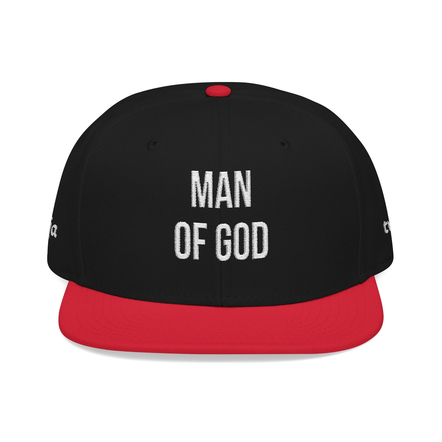 Man of God Embroidered Snapback Cap