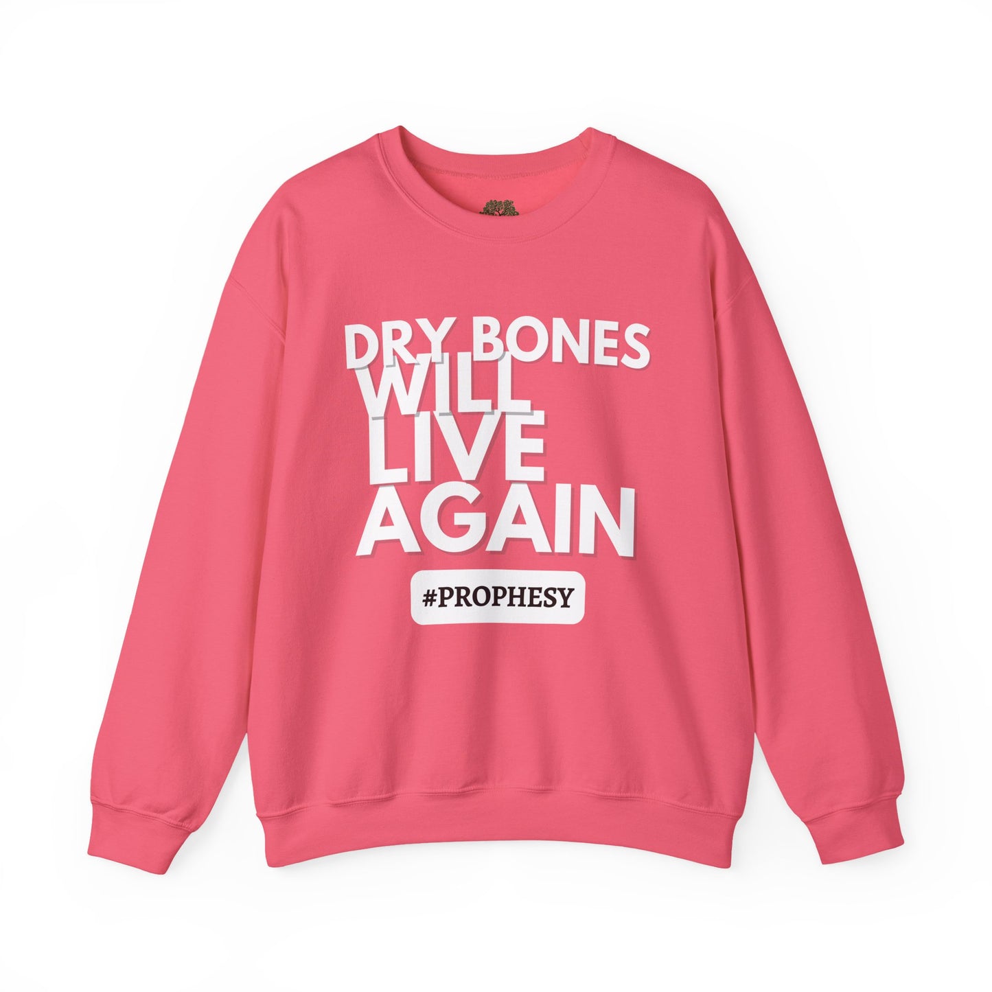 “Dry Bones Will Live Again” Crewneck Sweatshirt (Ezekiel 37:5 Inspired)