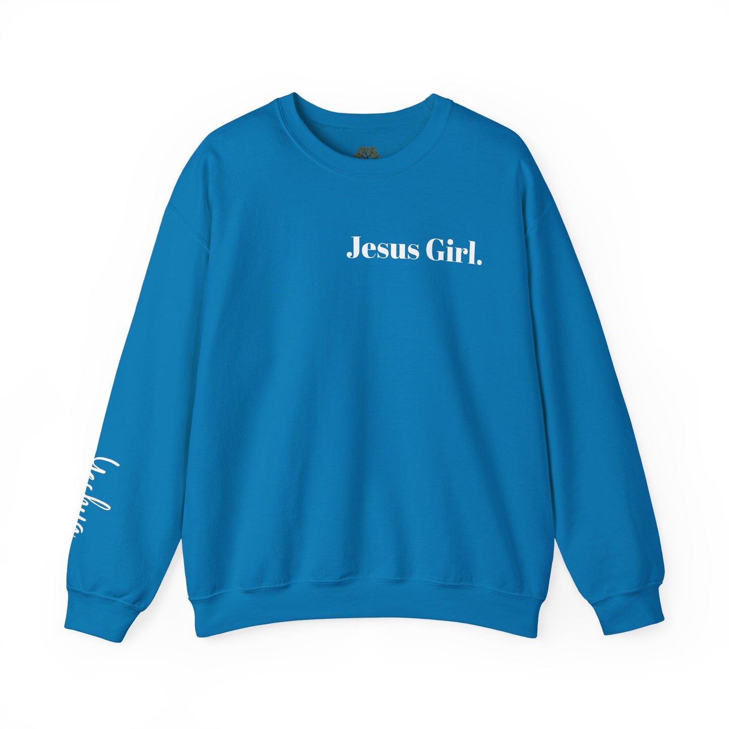 Jesus Girl Embroidered Heavy Blend™ Crewneck Sweatshirt