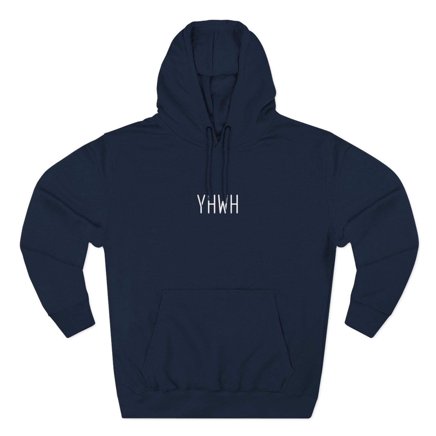 YHWH Embroidered Comfort Fleece Hoodie