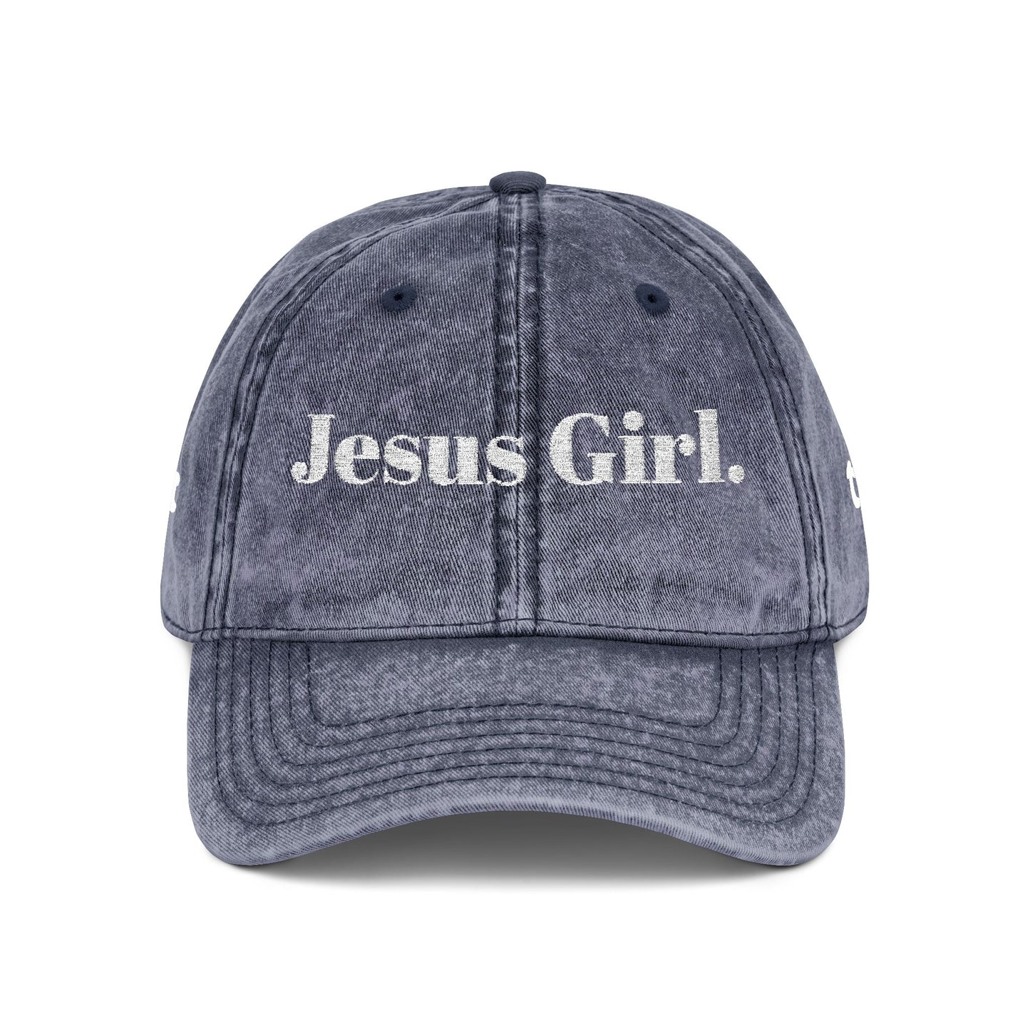 Jesus Girl Vintage Embroidered Dad Hat