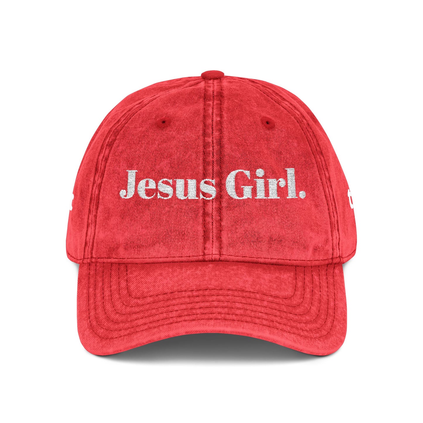 Jesus Girl Vintage Embroidered Dad Hat