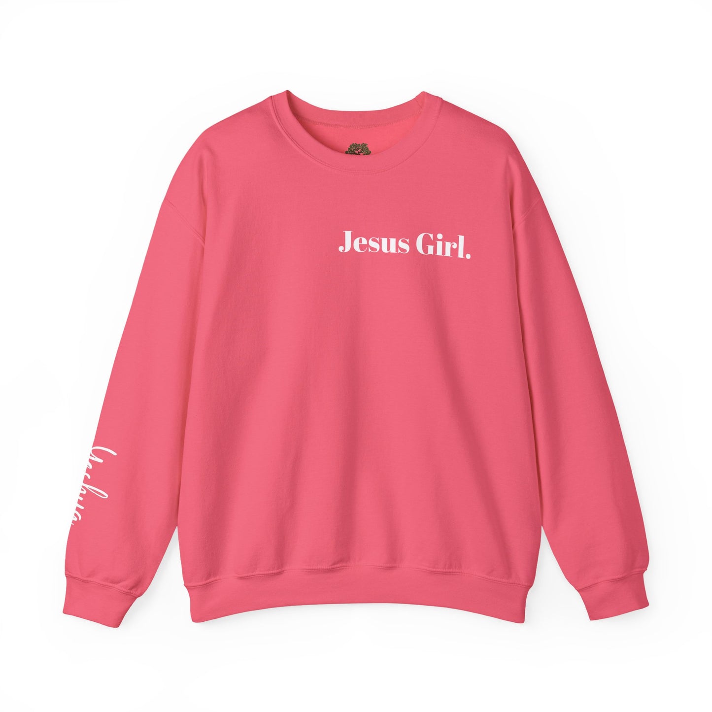 Jesus Girl Embroidered Heavy Blend™ Crewneck Sweatshirt