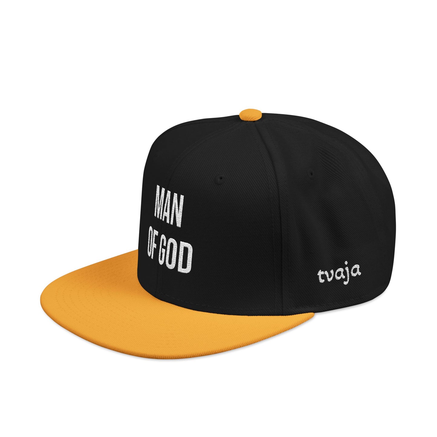 Man of God Embroidered Snapback Cap