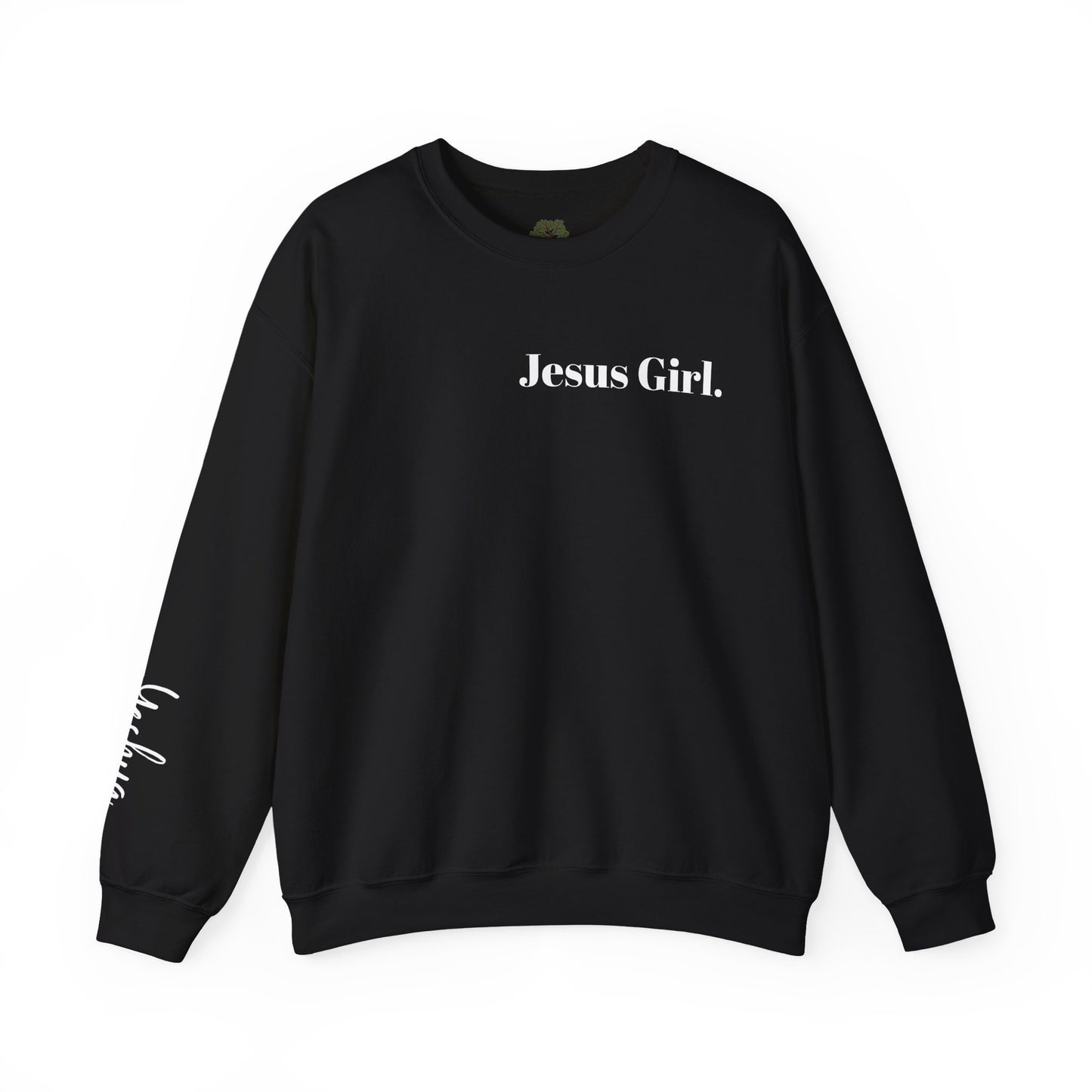 Jesus Girl Embroidered Heavy Blend™ Crewneck Sweatshirt