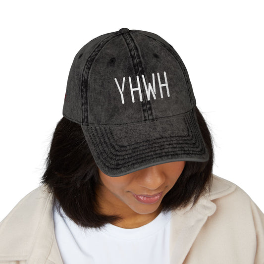 YHWH Vintage Embroidered Dad Hat