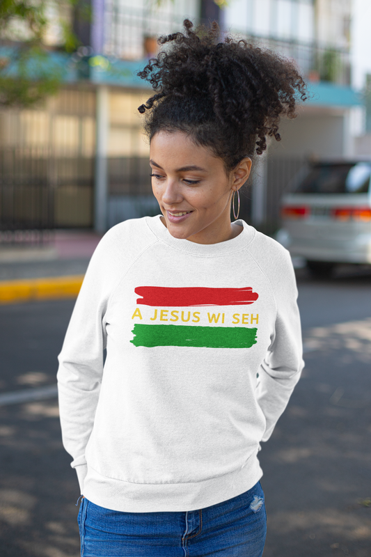 A JESUS WI SEH Crewneck Sweatshirt