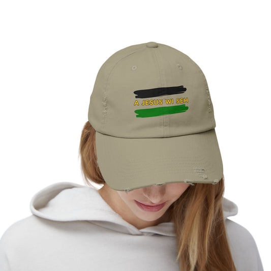 A JESUS WI SEH Vintage Cotton Twill Christian Cap