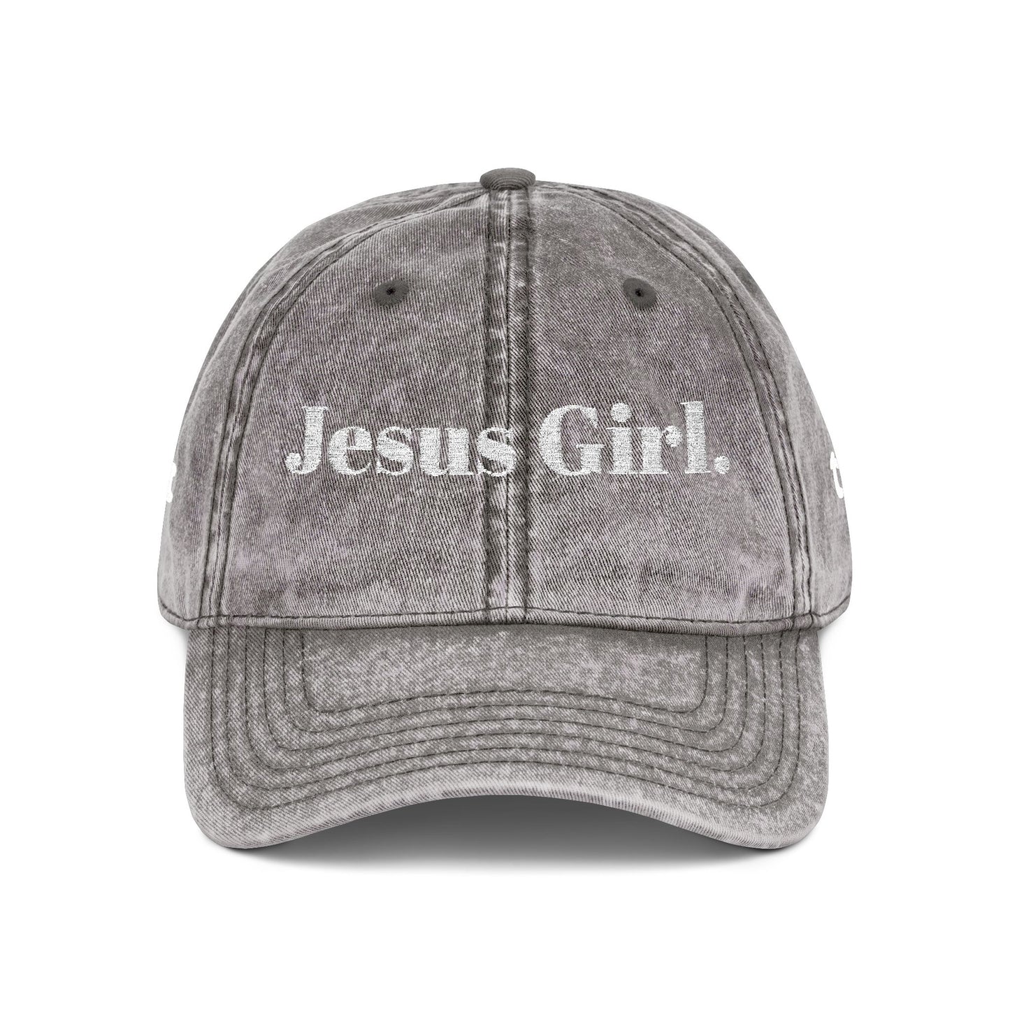 Jesus Girl Vintage Embroidered Dad Hat