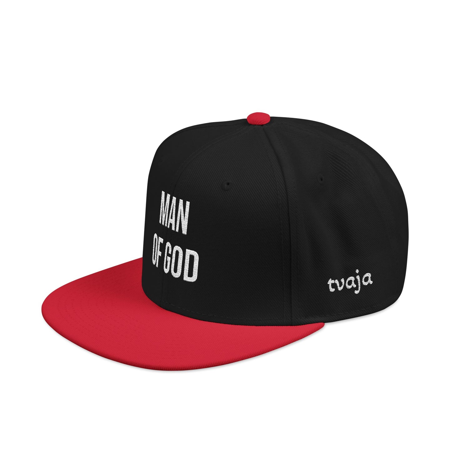 Man of God Embroidered Snapback Cap